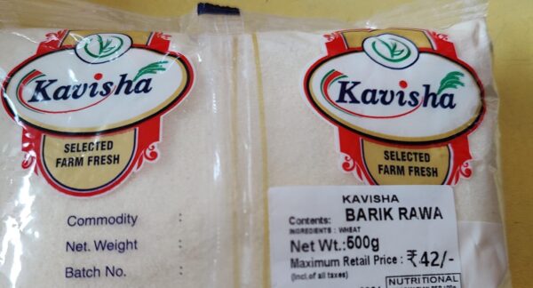 KAVISHA BARIK RAWA 500GM - Image 3