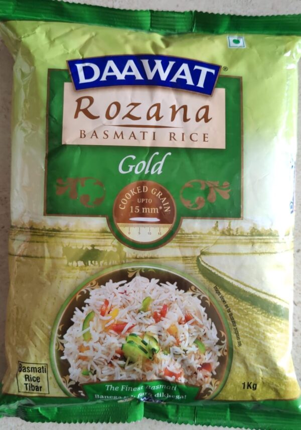 DAAWAT ROZANA BASMATI RICE 1KG