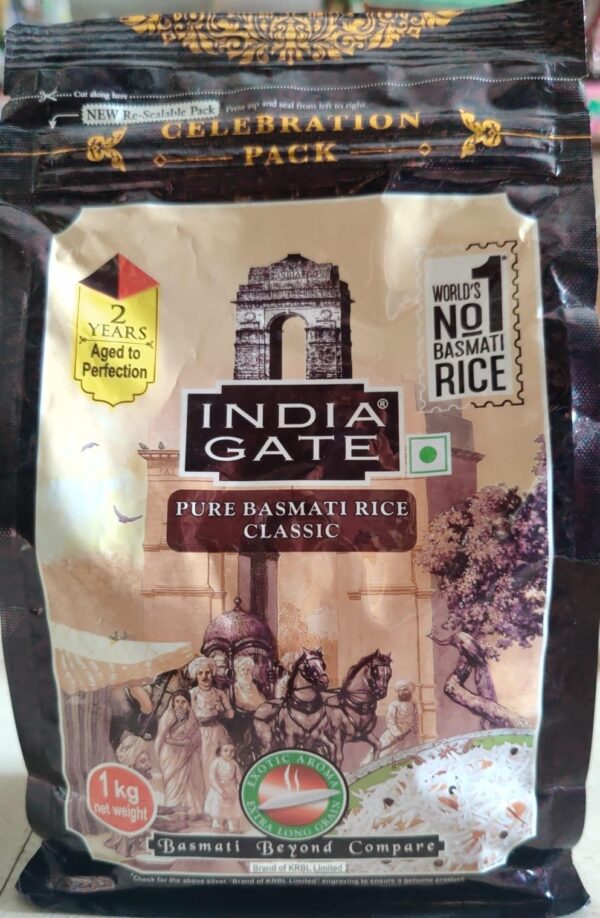 INDIA GATE BASMATI RICE 1KG